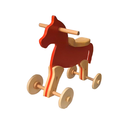 Wood&Joy Wooden Animal on Wheels