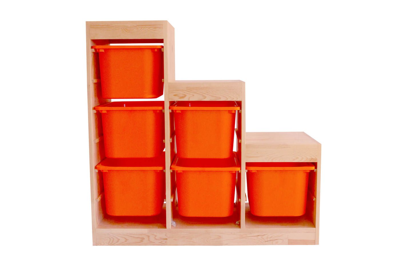 Wood&Joy | Zigzag Toy Organizer Cabinet (Wood)